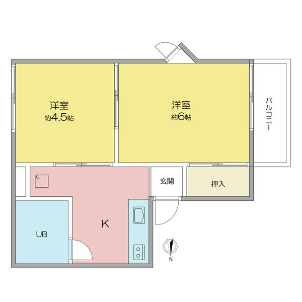 フォーブル高畑の間取り