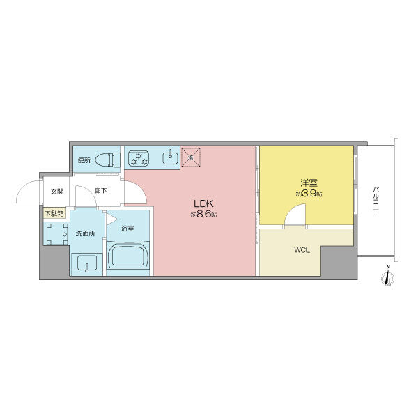 BMG RESIDENCEの間取り