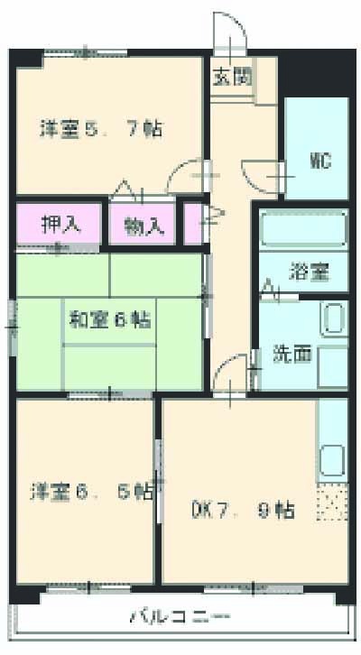 ル・クオーレの間取り