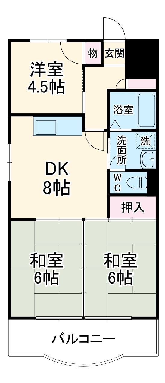 グリーンハイツ和の間取り