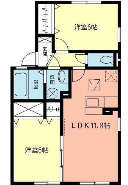 Vent Vert Eの間取り