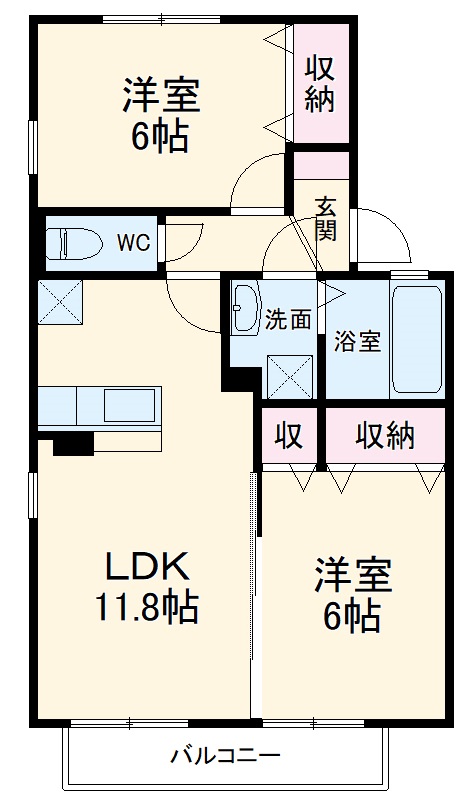 Vent Vert Eの間取り