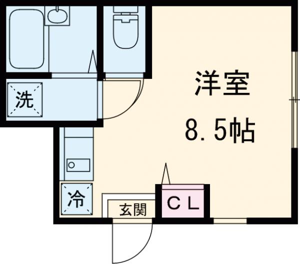 アペックス下高井戸Ⅱの間取り