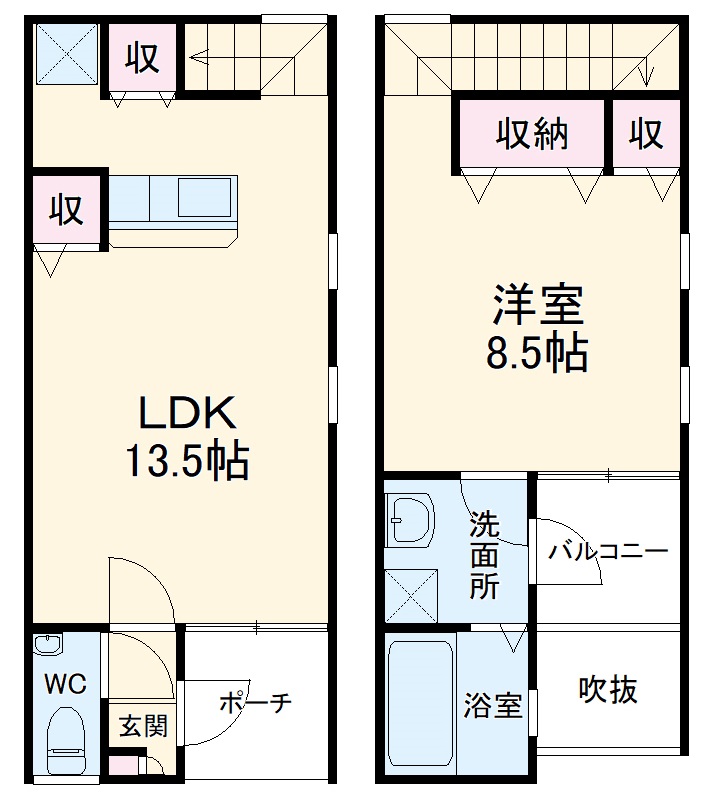 Arcadiaの間取り