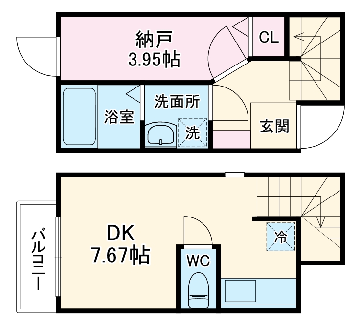 グランレーヴ呼続の間取り