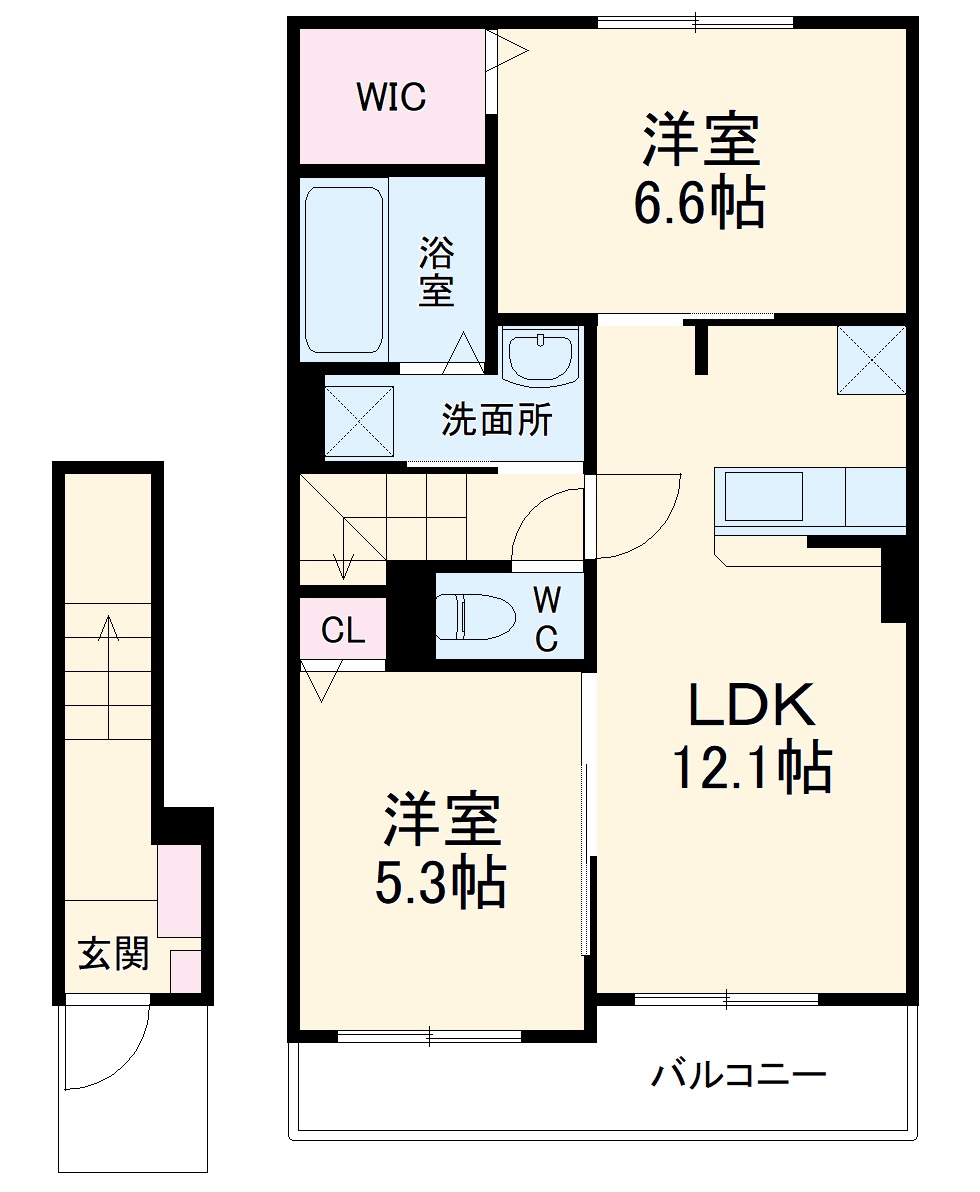 ヴァレオの間取り