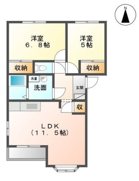 サンコートの間取り
