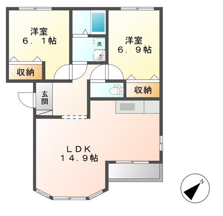 サンヒルズの間取り