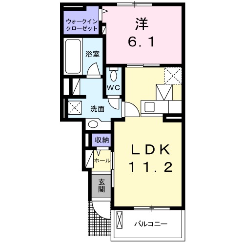 ショパン 明日美の間取り
