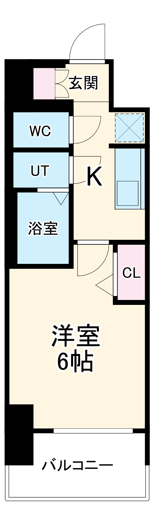 プレサンスNAGOYAシティオの間取り