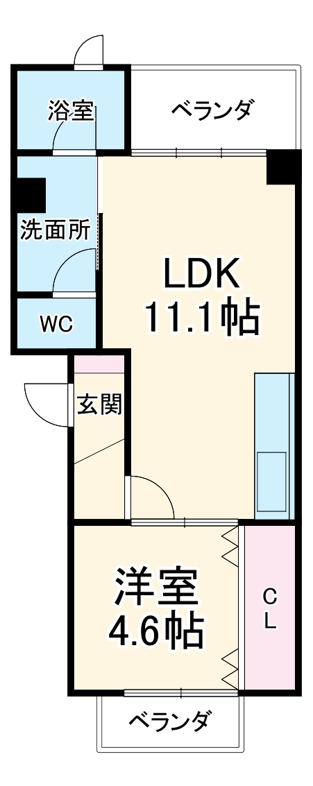 ル・パラディの間取り