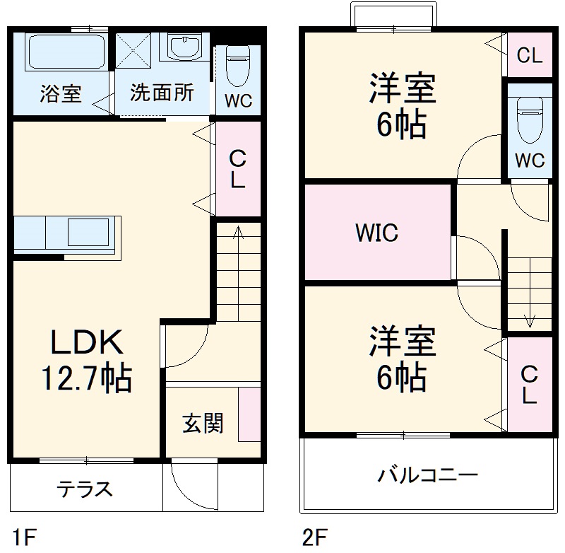 テラスハウス77の間取り