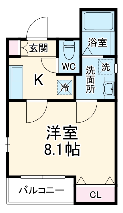 クレフラスト新守山A棟の間取り