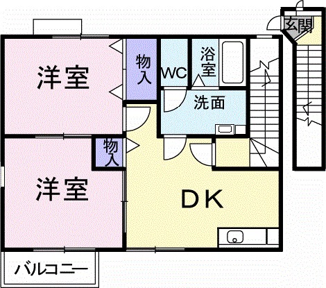 富士見ハイツCの間取り