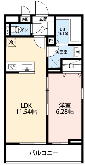 リコルテ光Ⅱの間取り