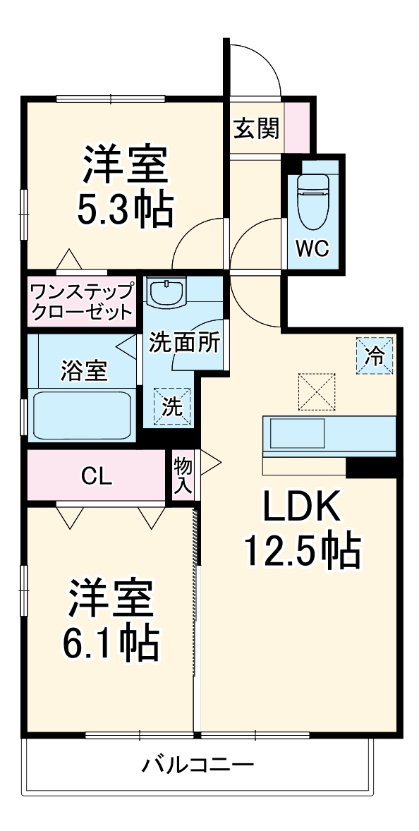 エスポワール Iの間取り