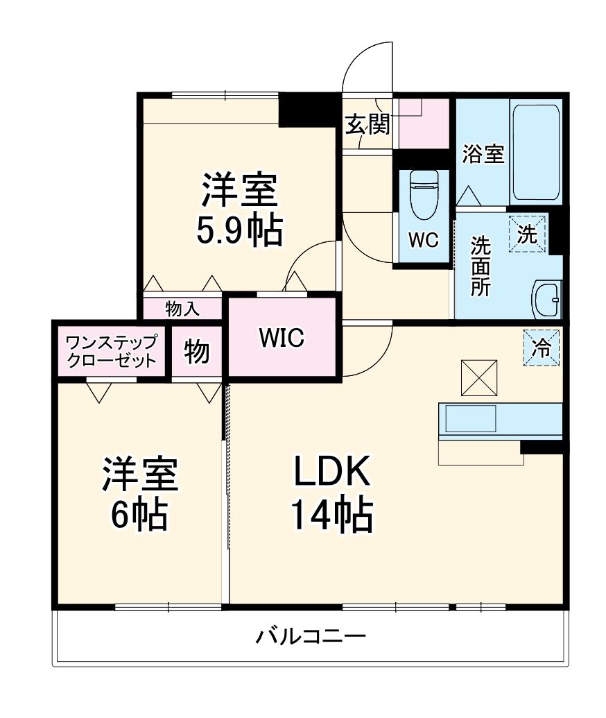 フォレスト神明の間取り