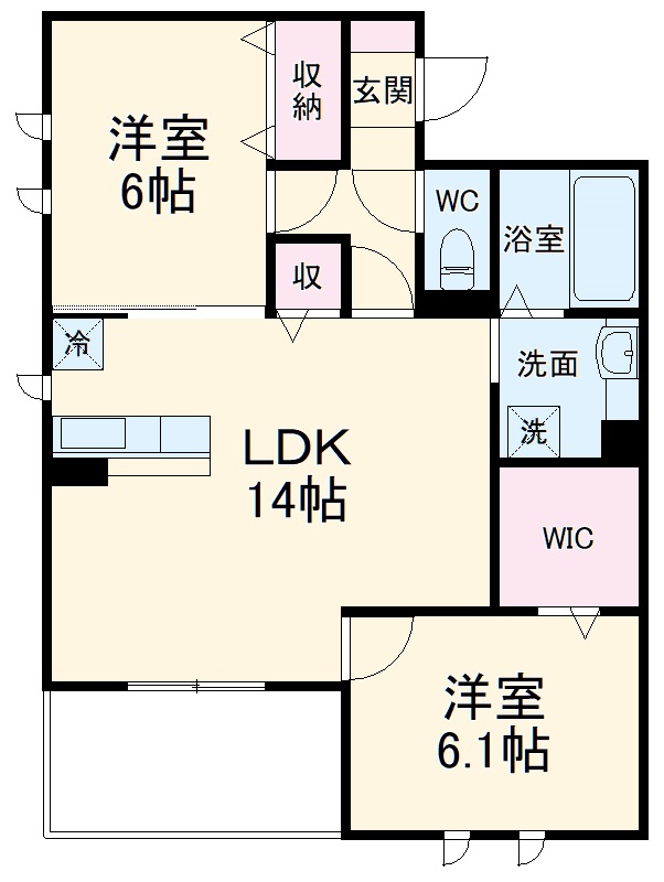 グラシアの間取り