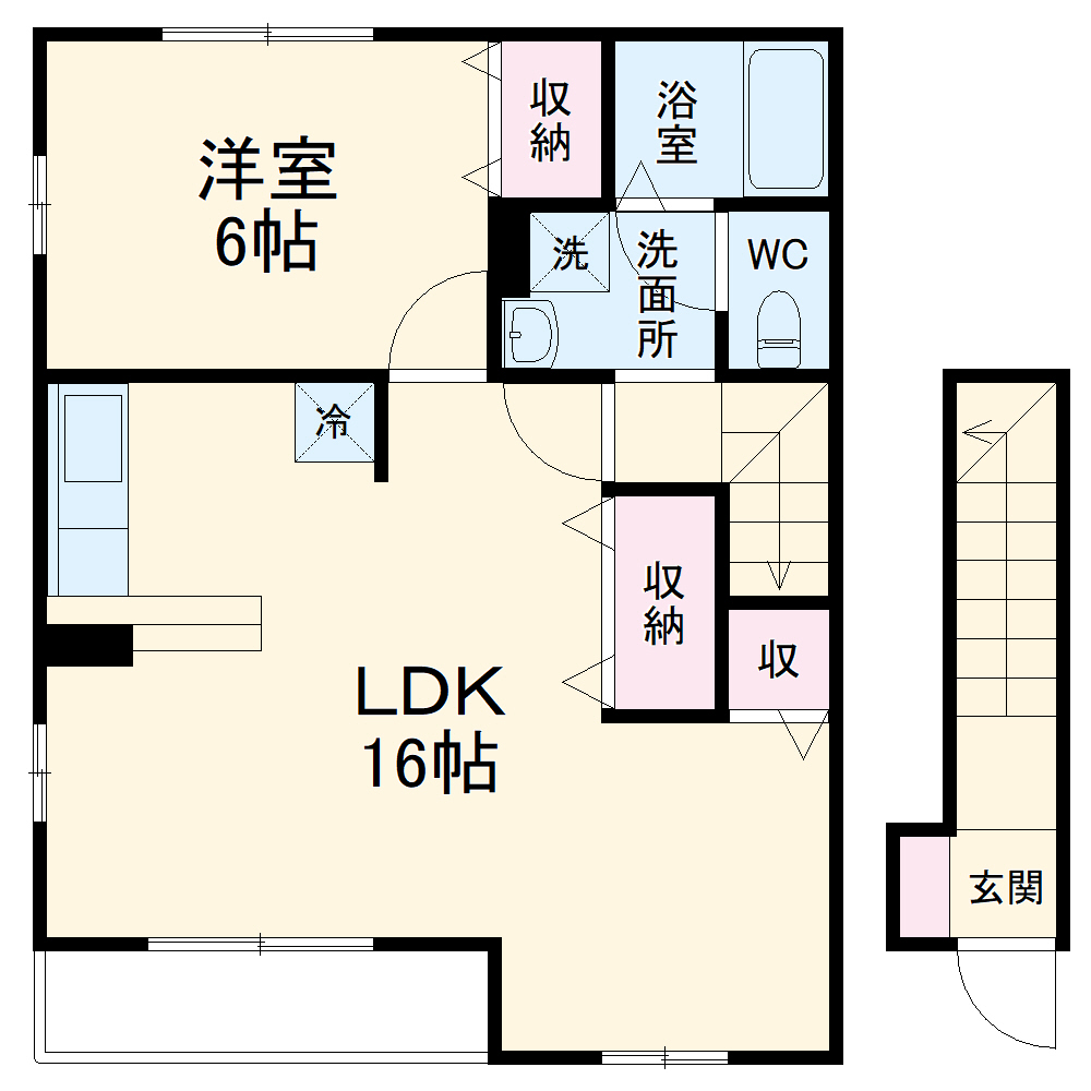 プレステージ Ⅱの間取り