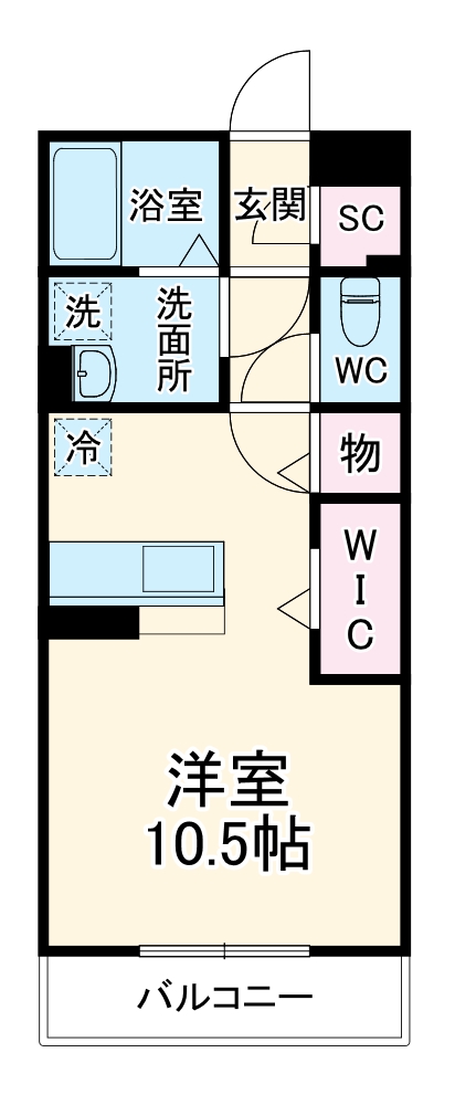 ルシエール氷川の間取り