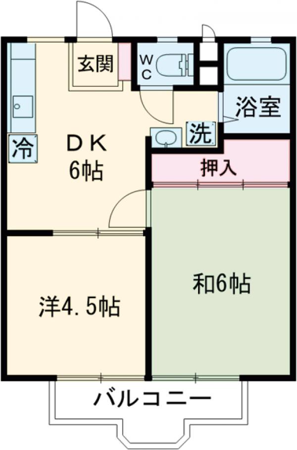 ハイムフクシマの間取り