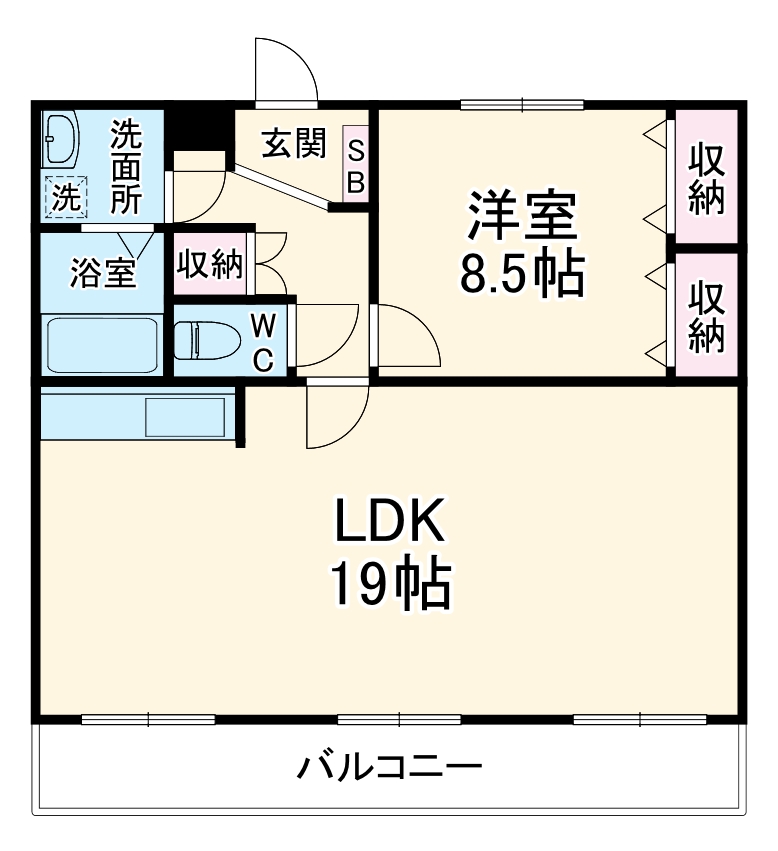 グランパルクの間取り