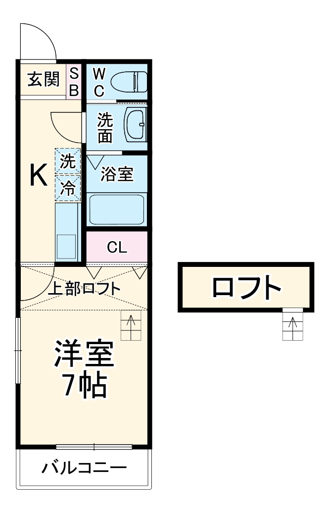 アンジェリカⅡの間取り