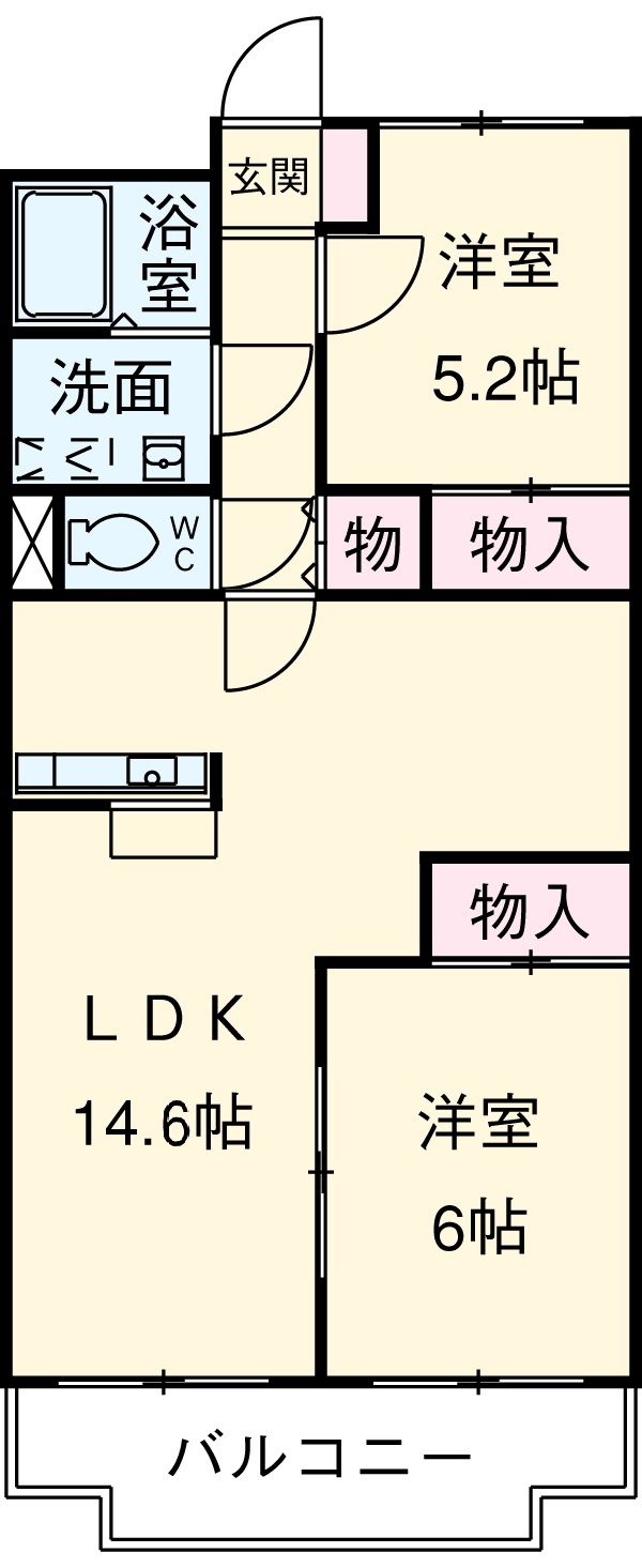 リバーサイドテラスの間取り