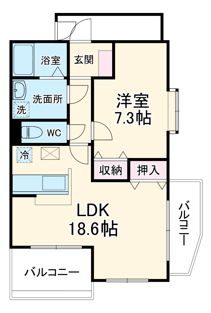メゾン・ソレイユの間取り