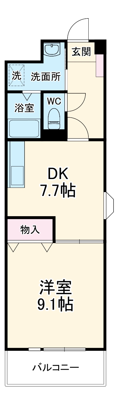 スペランツァ砂美の間取り