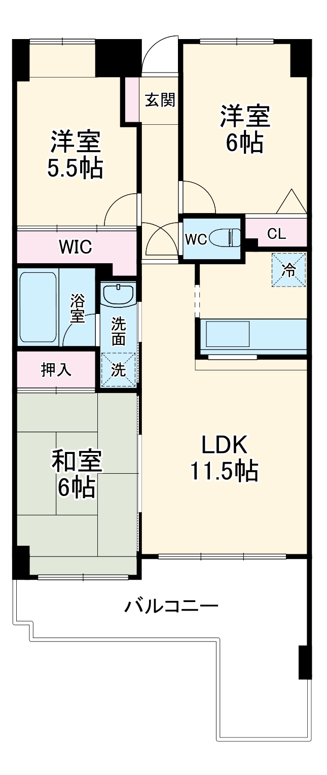 ブリリアントの間取り