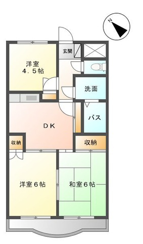 クレールメゾンの間取り