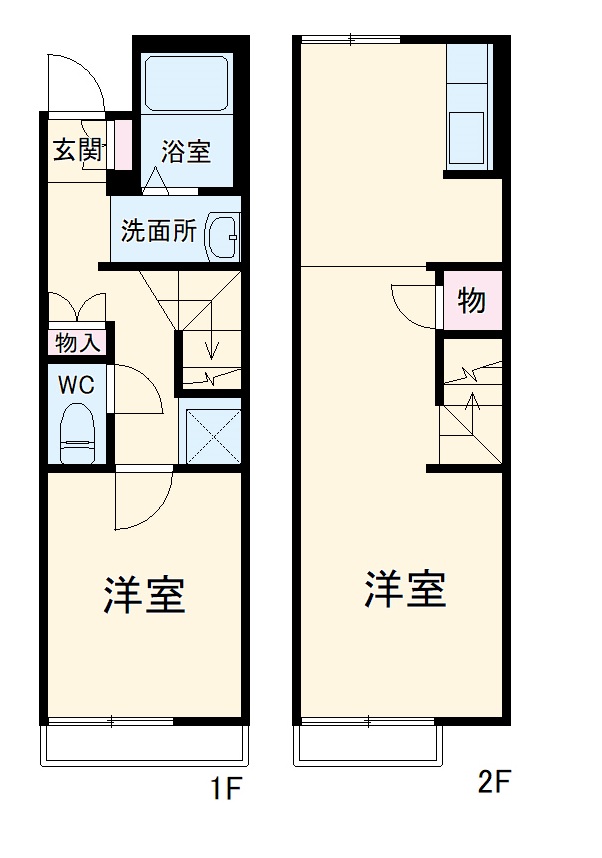 レオネクストリバーサイド花水木の間取り