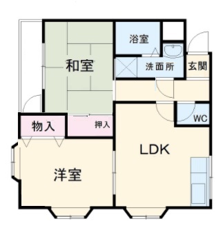栄グランドハウスの間取り