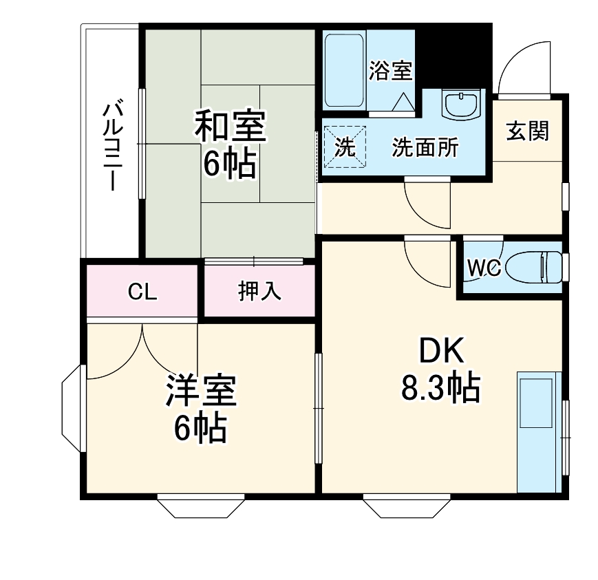 栄グランドハウスの間取り