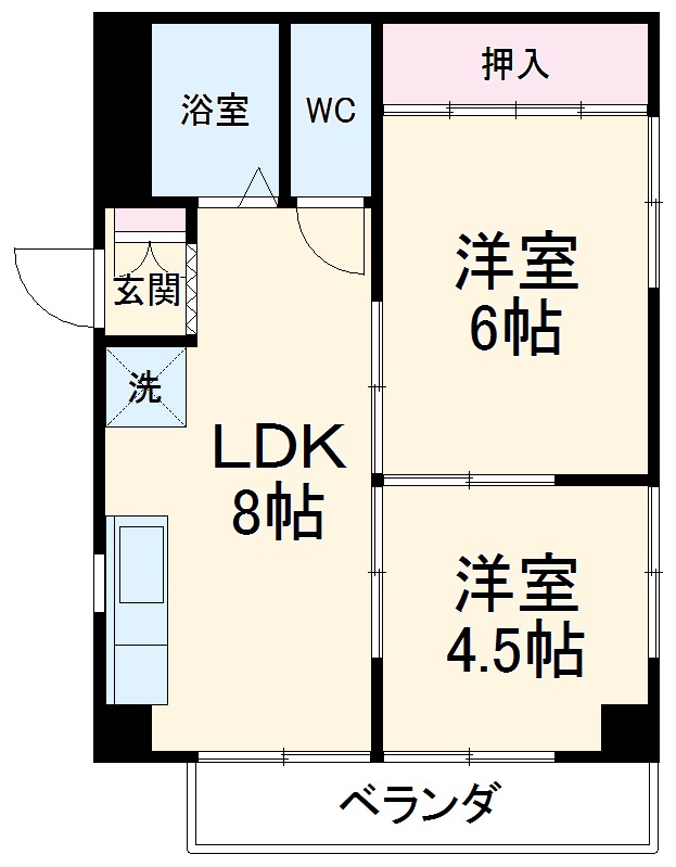 コーポT&Tの間取り