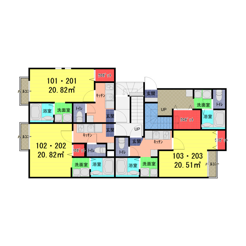 アークシティ指扇の間取り