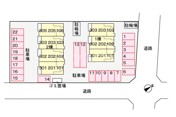 3/7 駐車場