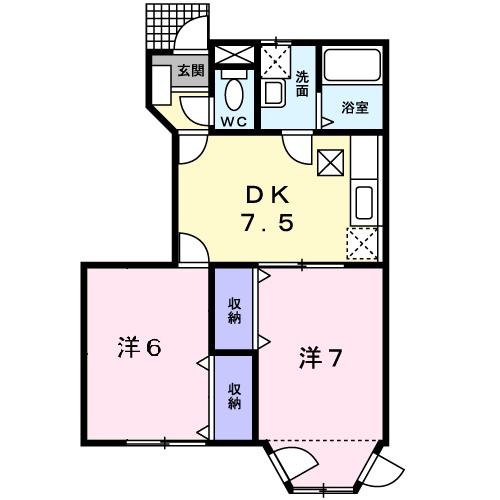 アヴニール内田の間取り