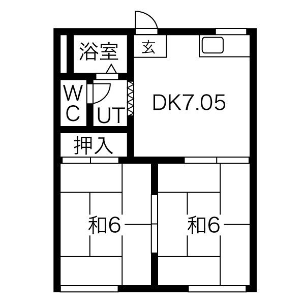 タウニー8の間取り