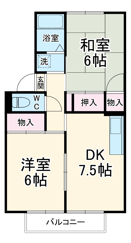 ベルベデーレの間取り