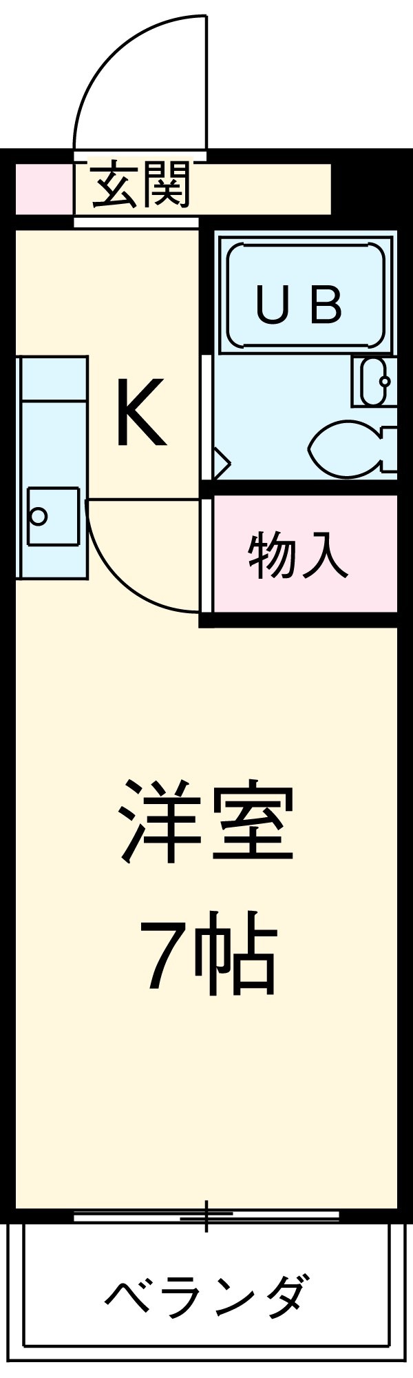 KMハイツの間取り