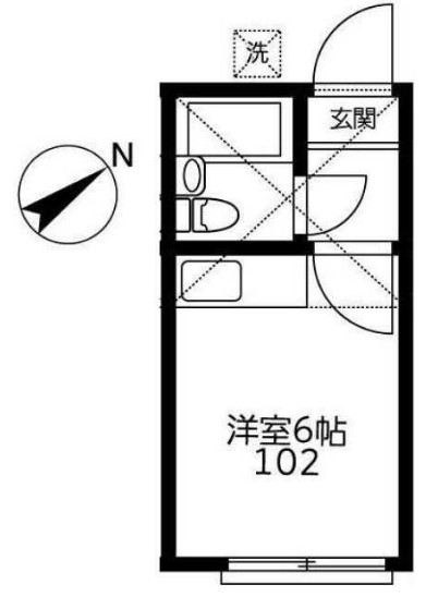 サンエール赤羽の間取り