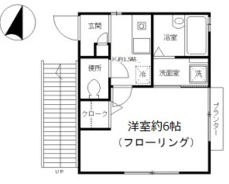 カトル東十条の間取り