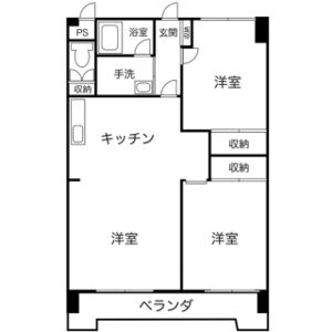 グリーンハイツの間取り