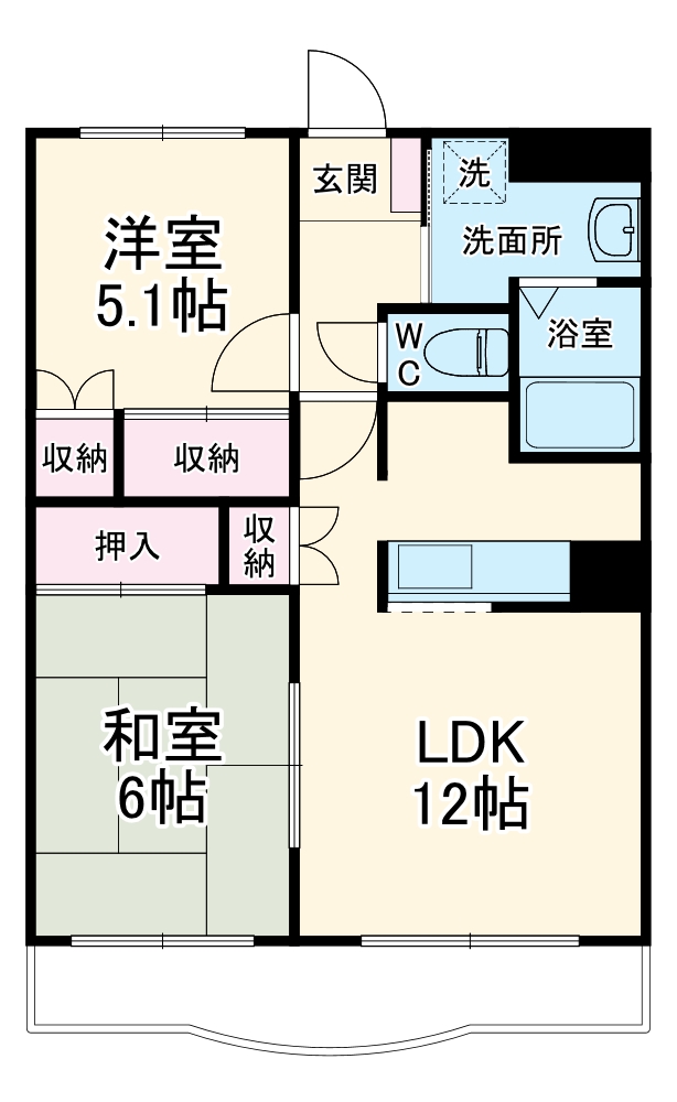 クレールメゾンの間取り