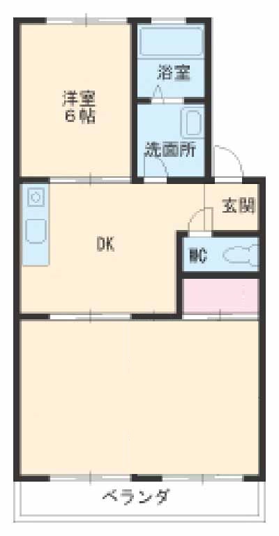 キャッスル大林の間取り