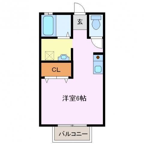 メゾンボザールⅡの間取り