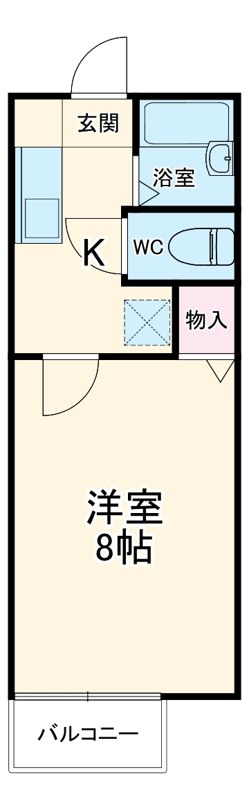 TN高畑の間取り