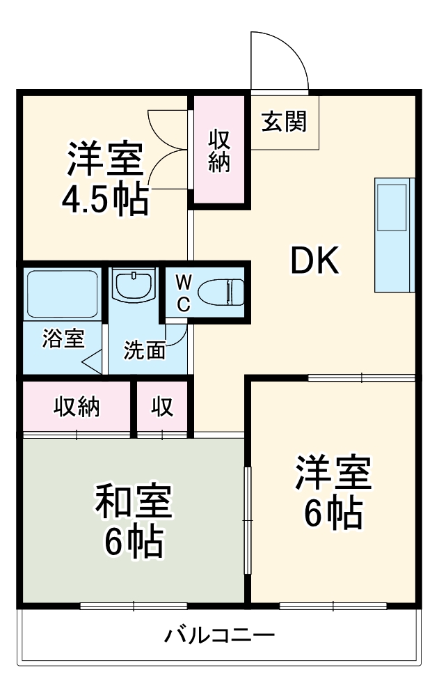 シャトータナカの間取り